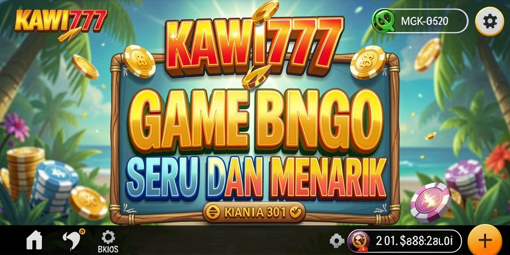 Screenshot game KAWI777 menampilkan serunya permainan Bingo.