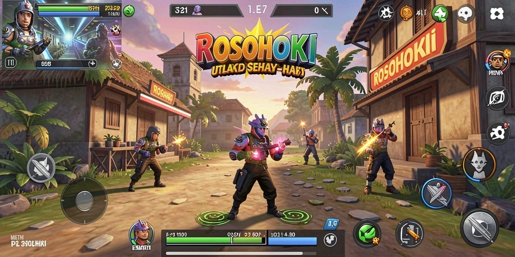 Screenshot tampilan aplikasi ROSOHOKI yang menampilkan fitur Utility.