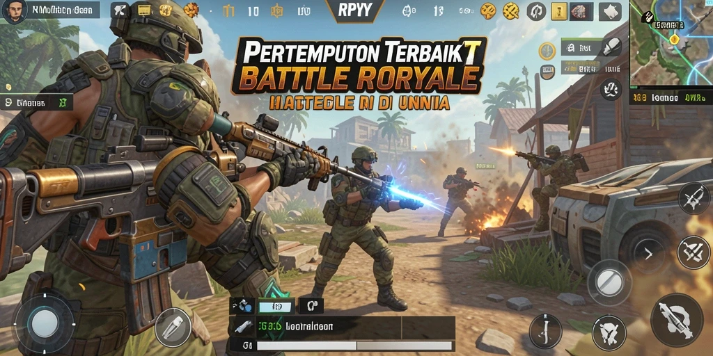 Gameplay intens dalam RPYYY saat pertempuran berlangsung.