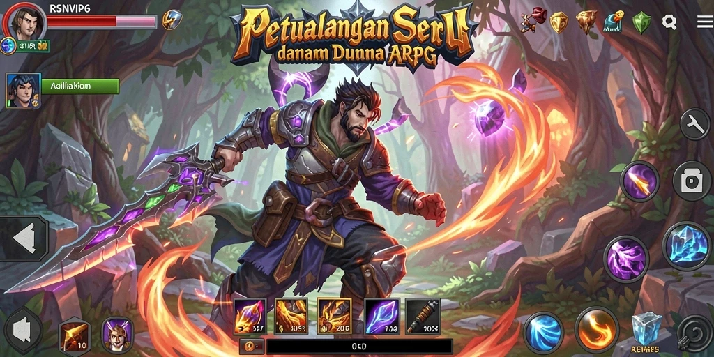 Screenshot yang menunjukkan aksi mendebarkan dalam RSNVIP6.