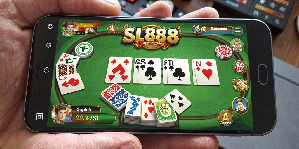 Tampilan gameplay seru dan interaktif dari SL888 yang menggugah semangat bermain Gaple.