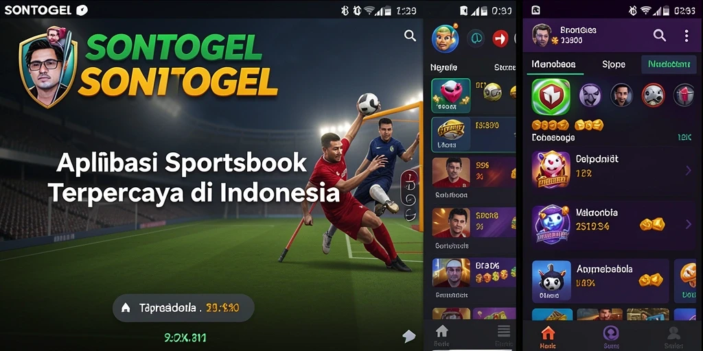 Tampilan gameplay aplikasi Sportsbook SONTOGEL yang menarik dan interaktif.