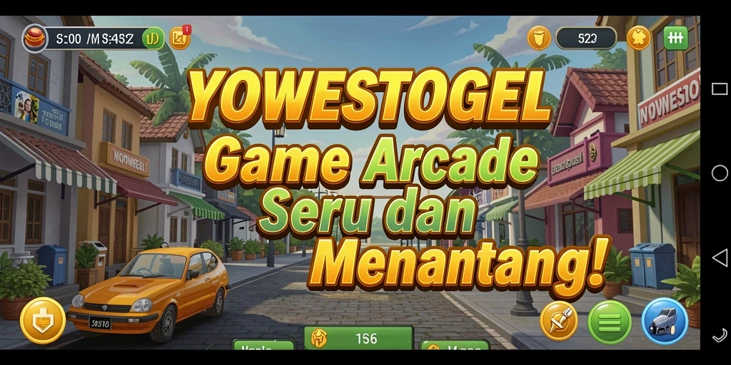 Tangkapan layar YOWESTOGEL menampilkan aksi seru dalam permainan Arcade.